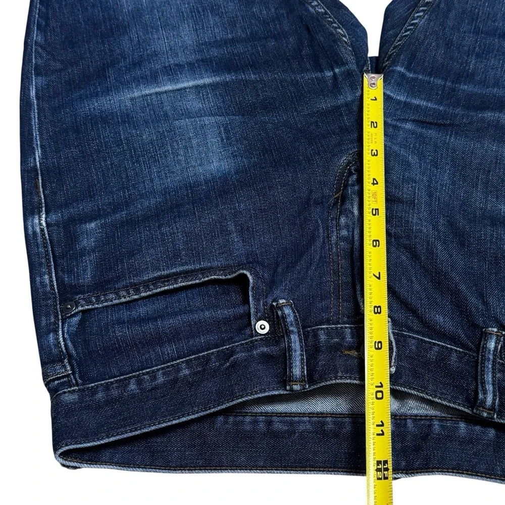 Banana Republic Slim Dark Blue Jeans Capsule‎ Comfort Preppy Chic Minimalist 33